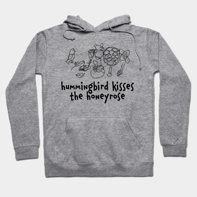 hummingbird kisses the honeyrose Hoodie by tWoTcast